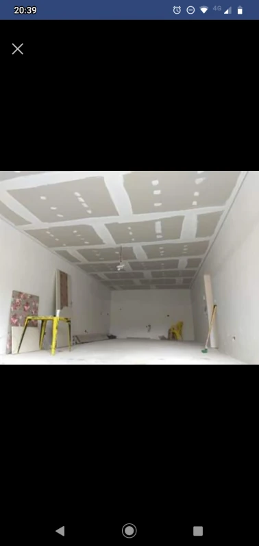 instalação de forro isopor modular